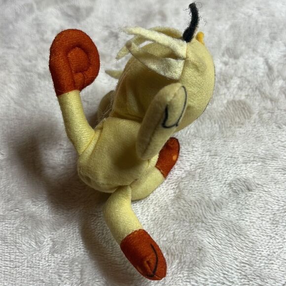 vintage 1998 ORIGINAL NINTENDO GAME FREAK CREATURES MEOWTH PLUSH DOLL FIGURE - Picture 3 of 5